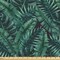 Ambesonne Palm Leaf Fabric by The Yard Watercolor Tropical Jungle Leaves Rainforest Hawaii Summer Decorative Water Resistant Material for Outdoor Furnishing &#x26; Indoor DIY Projects 3 Yards Green Black